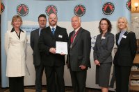 Chris Bray with the BWC Scheme Team and the chairman of the ESCC